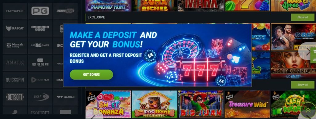 1Xbet Casino Bonus